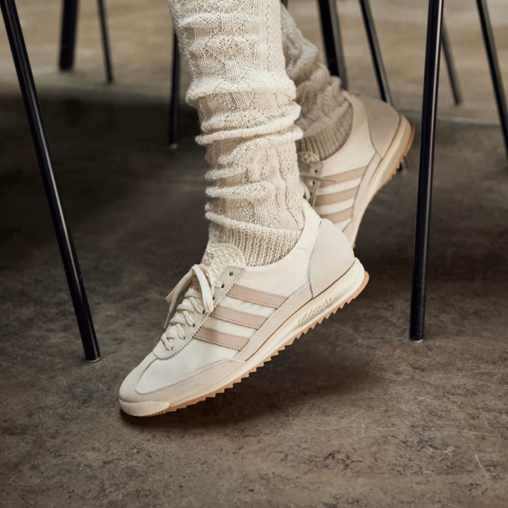 Adidas SL 72 OG SHOES in Cream & Tan / SIZE 7